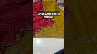 Heavy jaipuri mirror work Pure duptta suit 👌 #shortsviral #jaipuriprints #partywear #mirrorwork