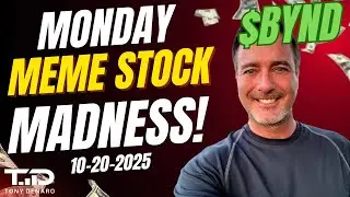 BYND Short Squeeze 180% Run! Monday Night Meme Stock Madness!! - GME AMC BYND 10/20/2025