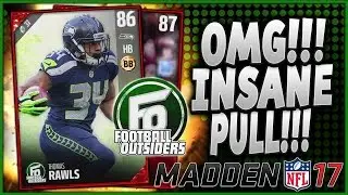 OMG! MY BEST PULL!!! | NEW FOOTBALL OUTSIDERS RAWLS!! | MUT 17 PACK OPENING