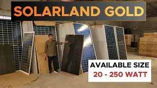 Solarland Gold Solar Panels Mono Black সোলার প্যানেল