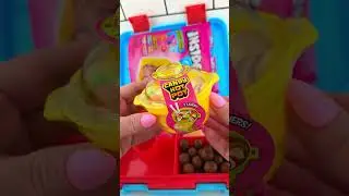 Packing School Lunch with CANDY Food *BENTO Box* Satisfying Video ASMR! 🍳🍭🍫 #shorts #satisfying