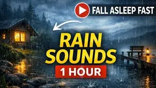 Lonely Cabin in the Forest &ndash; Gentle Rain Sounds for Deep Sleep (1 Hour)