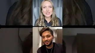 المذيعة الروسية ناستيا سيفب في لقاء مع الفنان العماني هيثم رافي #بوليفارد_المواهب #هيثم_رافي #fyp