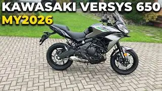 Kawasaki Versys 650 Metallic Graphite Gray MY2026 4K