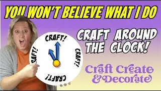 Craft around The Clock- Rustic Milk Carton Tree Decor!
