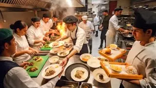 Non-Stop Burgers & Beef Tacos During Peak Kitchen Rush