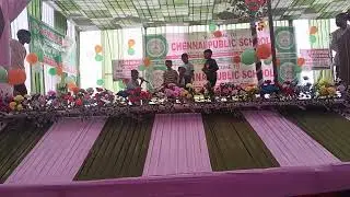 Anpadh neta school drama #drama #repulicday