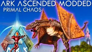 Epic Battle: Taming the Vampire Dragon in Ark Primal Chaos! Ark Pooping Ascended Mods!