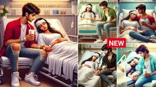 Create 3d Ai Girl sleepng with Hospital bed Bing image creator 2024 | Couple photo editing tutorial