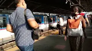 MRT 3 metro  Manila Philippines| Quezon Avenue station 2023