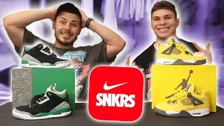 ME HIZO GASTAR $500 EN SNKRS (Jordan 3 Pine Green & Retro 4 Lightning Unboxing)