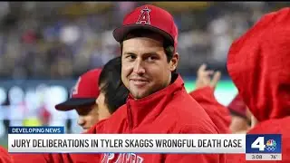 Jury deliberations underway in Tyler Skaggs trial