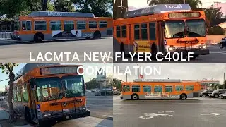LACMTA New Flyer C40LF Compilation