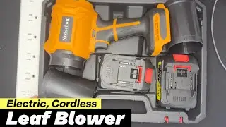 Cordless Turbo Jet Leaf Blower &ndash; 650,000 RPM, 1500G Power, 2 Batteries + Extended Nozzles