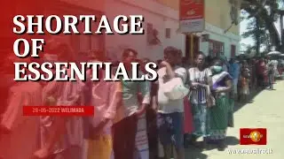Queues for essential goods including food