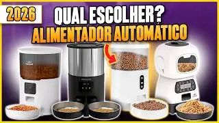 4 MELHORES ALIMENTADORES AUTOMÁTICOS para Comprar em 2025! Alimentador Automático para Cães e Gatos