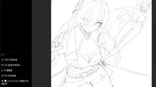 【KJI】- Live Drawing Process 25 06 15  - Acheron (Honkai: Star Rail) | [DIGITAL PAINTING] イラスト制作の流れ