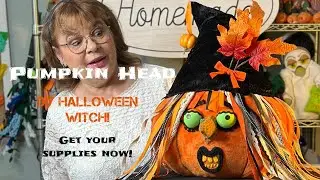 Come meet &ldquo;Pumpkin Head&rdquo; the DIY Halloween Witch.