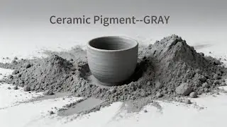 Gray pigment for Ceramic Decor.#gray #inorganic #factory #pigment #color #powder #tableware #ceramic