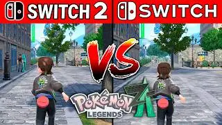 Comparativa gr&aacute;fica POK&Eacute;MON LEGENDS Z-A: Switch 2 vs. Switch 1