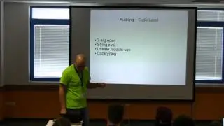 Auditing and toughening as part of the Security Development Lifecycle - John Lightsey