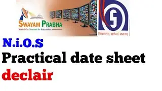 nios class 10 practical date sheet 2020  II nios class 12 Practical date sheet  2020 II nios ke exam
