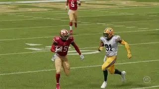 Week 7 NFL Packers at 49ers Madden 22