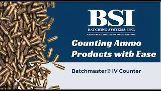Ammo Packaging with Batchmaster ® IV Counters into Plastic Tubs | Batching Systems, Inc