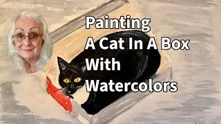 Bi-weekly Art Vlog | Painting Watercolor Cat in a Box and Sketches