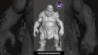 Wasteland Butcher Brute &ndash; Post-Apocalyptic 3D Printable Monster (STL)
