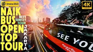 Naik Bus Open Top Tour of Jakarta‼️Melihat Sunset Dari Atas Bus | Gila Cantik Banget