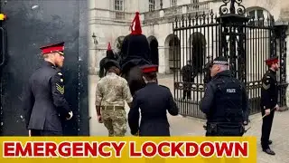 🚨BREAKING: Emergency Lockdown at HORSE GUARDS LONDON 🚨