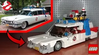 I made Lego Ecto-1 from Ghostbusters