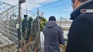 Bologna - LACRIME E FIOCCHI NERI SUL VOLTO, SFILA DOLORE COLLEGHI CAPOTRENO  (07.01.26)