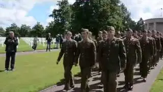 Hommage au cimeti&egrave;re am&eacute;ricain de Colleville-sur-Mer