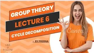 cycle decomposition of Group Theory Bsc and Msc