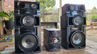 Sony Gtr88 tocando em local aberto volume m&aacute;ximo, 70 metros de dist&acirc;ncia, vamos ver se queima mesmo