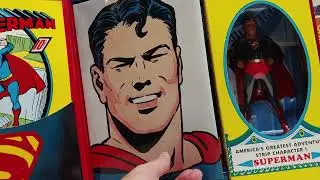 EP 468 Superman Masterpiece Edition Collectable Box, Books , & Figure 1999.