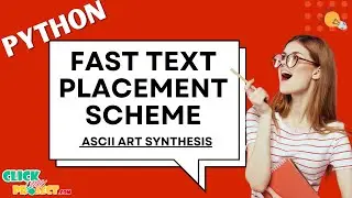 Python Image processing - Fast Text Placement Scheme for ASCII Art Synthesis - ClickMyProject