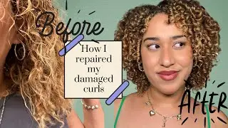 How I repaired My Curls After Bleach Damage| Full Wash Day Routine + Real Tips
