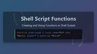 Shell Script Functions: A Beginner's Guide to Modular Scripting