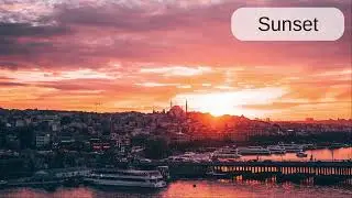 Sunset: Word Pronunciation - Read Along (Australian Accent) Picture Dictionary English