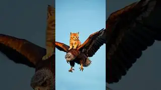 😺 Tiny Cat's Epic Sky Rescue 🦅 | A Thrilling Animated Adventure