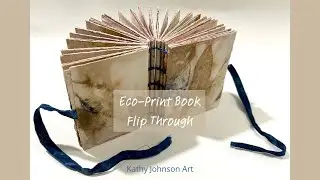 Eco-Print Book Flip Through