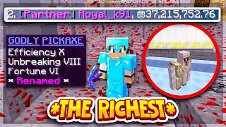 THE RICHEST I'VE EVER BEEN (RARE ITEMS) | Minecraft Skyblock | VanityMC | Space [1]