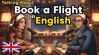 How to Book a Flight in English | Beginner Conversation