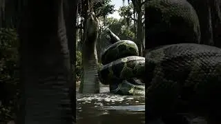 Two Giant Snakes Fighting in the Amazon River | Deadly Snake Battle 🐍🔥
