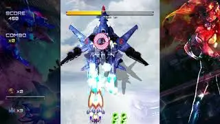 Ghost Blade HD Arcade Mode Rekka Ship Hard Difficulty Full Game Play PlayStation 4
