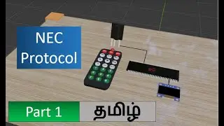Part 1 | Animated video for IR remote NEC protocol explanation in Tamil