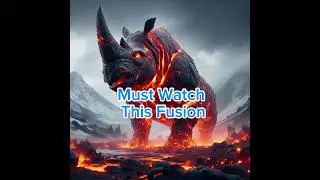 Dragon & Rhino ai hybrid dna fusion #hybrid #ai #dna #fusion #views_viral_video_subscribers_grow
